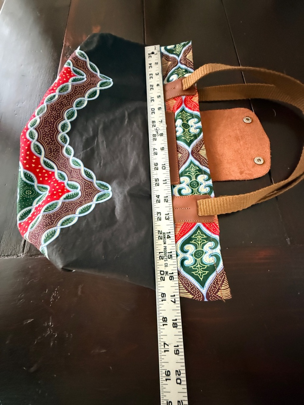 Lulea NWOT Made in Kenya
Leather Globally inspired
Foldable Tote boho/hobo vibes - Picture 7 of 8
